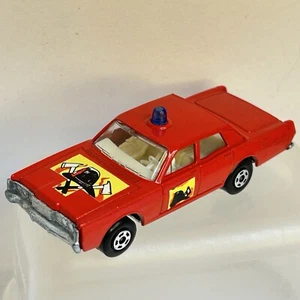Matchbox Superfast Mercury Fire Chief, No 59 or 73, 1974, Red, Great Condition - Picture 1 of 8