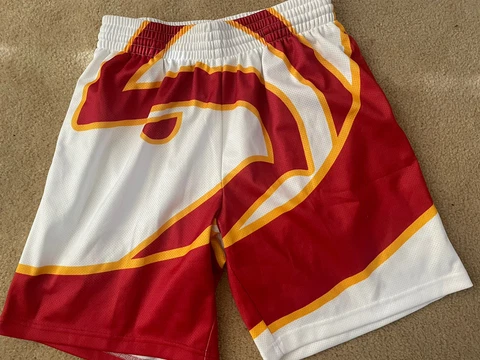 Atlanta Hawks Mitchell & Ness Swingman Hardwood Classic Shorts  Sz Medium Cover