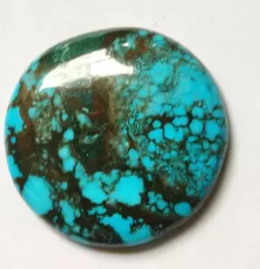 Turchese Naturale 44,25 Ct. Arizona Rotondo Montagna Pietra Preziosa Sciolta Regalo per Donna - Foto 1 di 7