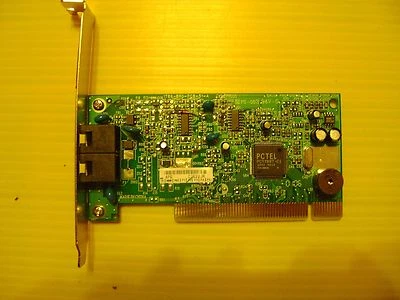 Compaq /Pctel PCT789T-C1 HSP I56PSP-F30 PCI 56K V.92 Fax Modem Read Details - Image 1 of 4