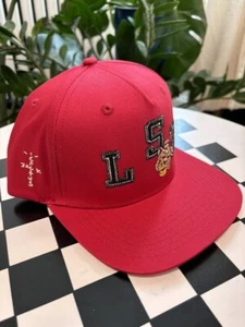 LSU Tigers Cactus Jack X Travis Scott Mitchell & Ness Snapback Cap Hat OSFM - Picture 1 of 2