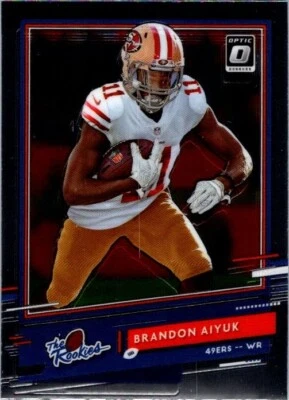 2020 Panini Donruss Optic #TR-BA Brandon Aiyuk RC The Rookies Card SF 49ers - Image 1 of 2