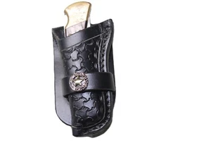 Funda de cuchillo de cuero personalizada que se adapta a una funda de cuchillo Buck 110/112 SOLO - Imagen 1 de 5