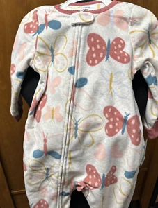 Carter's Butterfly One Piece, Romper, PJ's Size 24 Months NwT - Picture 1 of 4