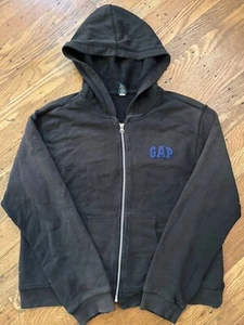 Vintage 1999 Gap Faded And Distressed Zip Up Hoodie.small/med - Picture 1 of 10