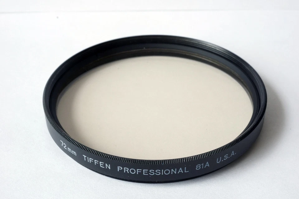 Tiffen Professional 72mm 81A Light Balancing Screw-In Filter Made in USA - Image 1 of 4