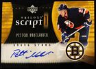 Petteri Nokelainen UD Trilogy Script 1 auto card S1-PN, 2007 08 NHL, Islanders