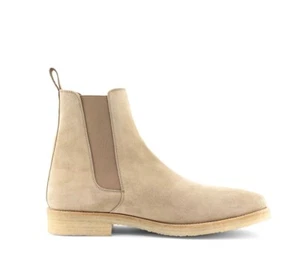 Oro Los Angeles - The Alicante Crepe Chelsea Boots $325 Boots [READ DESCRIPTION] - Picture 1 of 12