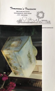 Vintage Tole Malmuster Paket: Brotkasten von Sonja Richardson  - Bild 1 von 4