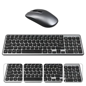 Wireless Keyboard Mouse for Home Office School Accessory No Battery - Afbeelding 1 van 12