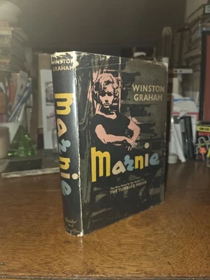 1961 Marnie Winston Graham 1st Ed  1st Imp Dustjacket. Basis of Hitchcock film - Image 1 of 4