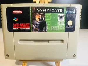 Syndicate PAL [Super Nintendo] Loose Cartridge - Authentic - Picture 1 of 4