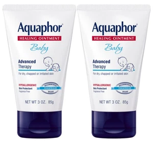 Aquaphor Bebé Piel Seca Irritada Terapia Avanzada Ungüento Curativo Paquete de 3oz de 2 - Imagen 1 de 2