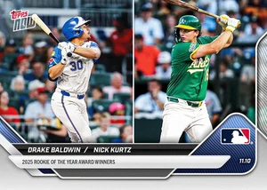 Drake Baldwin / Nick Kurtz RC ROY 2025 MLB Topps NOW Card OS-3 Presale - Picture 1 of 2