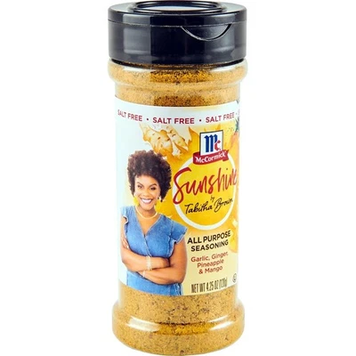McCormick Sunshine All Purpose Seasoning by Tabitha Brown, 4.25 oz - Image 1 of 4