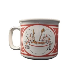Taza sopa Campbell niños 1991 por Westwood hecha en Corea taza sopa tazón vintage - Imagen 1 de 9