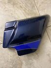 Harley Touring Right Side Cover 09+ Blue Roadking Electra Glide Roadglide Fltr