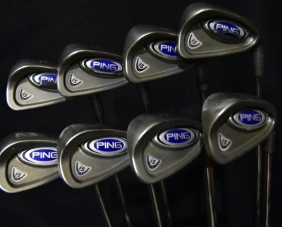 PING I5 GOLF SET 3-9 IRONS LENGHT: (5)37.5 IN FLEX:STIFF RH NEW GRIPS - Image 1 of 4