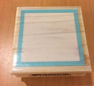 MEMORY BOX RUBBER STAMPS STAMP 1-1/2" PLAIN FRAME - Imagen 1 de 1