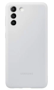 Samsung Silicone Cover für Galaxy S21+ 5G - Light Grey S21 Plus - Bild 1 von 5