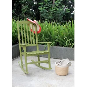 Cambridge Casual Bentley Porch Rocking Chair Green - Picture 1 of 5