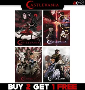 Castlevania Anime Cartoon Series Posters Art Print Wall Home Room Decor ED013 - Picture 1 of 7