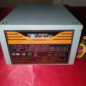 PC Mini Netzteil Power Supply ColorsIT 400Watt Micro-350U-FCE - Bild 1 von 4