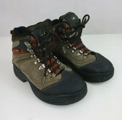 Bass Pro Shop Botas al Tobillo de Cuero Impermeables Secas con Hueso Cabeza Roja Niños Talla 3.5M Foto 1 de 4