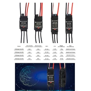 1pc ESC 20A 30A 40A 50A Brushless Speed Controllers for fixed wing RC Airplane - Picture 1 of 17