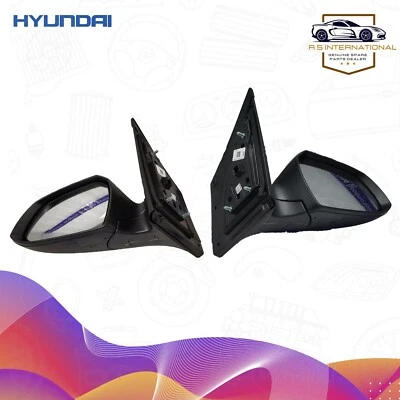 Hyundai genuine grand i10 xcent rear view outside mirror assy rh & lh 2013-2016 - Image 1 of 4
