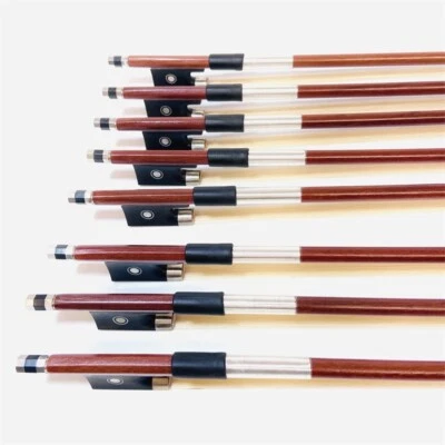 10pc high quality violin bow shell inlaid ebony tail library Mongolian horse 1/2 - Image 1 of 4