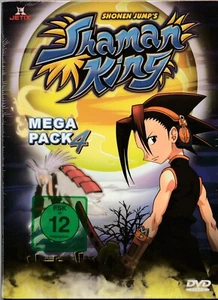 SHONEN JUMP'S SHAMAN KING MEGA PACK 4 / 2 DVD'S NEU & VERSCHWEISST 260 MINUTEN # - Picture 1 of 2