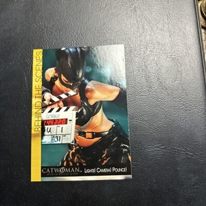 Jb2c Catwoman 2004 Inkworks #67 Halle Berry Behind The Scenes