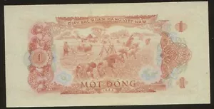 Viet Nam South 1 Dong 1966 Pick 40 aUNC-UNC - Picture 1 of 2