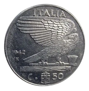 HN Regno d'Italia. Vittorio Emanuele III (1900-1943). 50 centesimi 1942 FDC b857 - Picture 1 of 2