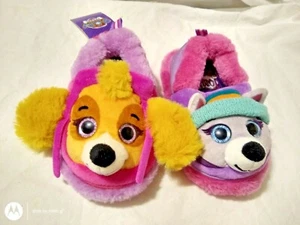 7/8 Paw Patrol girl pink slip-on slippers - Picture 1 of 5