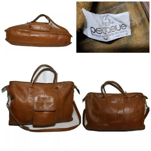De Colección PEGASUS EE. UU. Cuero Marrón/Bronceado Abogado Maletín Bandolera Bolso de Mano Ejecutivo - Imagen 1 de 12