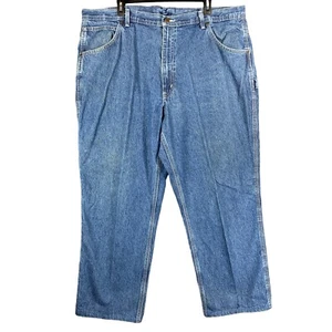 Vintage Key Carpenter Denim Jeans Men’s 42x28 Relaxed Blue Mexico Work Pants - Picture 1 of 12