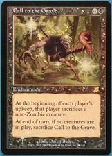 Call to the Grave FOIL Scourge NM Black Rare MAGIC CARD (ID# 238341) ABUGames