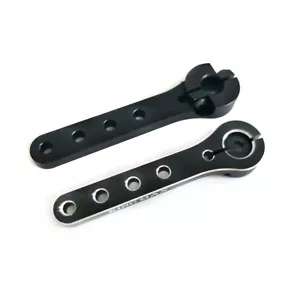 2pcs Metal Servo Steering Arm Futaba 25T for 30-100CC RC Airplane Models - Picture 1 of 3