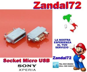 MICRO USB PORT SONY XPERIA Z ST18i LT29i LT36 LT25C SOCKET CONNETTORE RICARICA - Foto 1 di 1