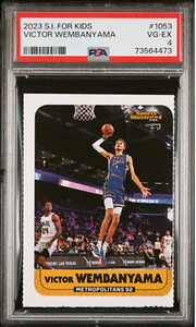 2023 SI Sports Illustrated For Kids 1053 Victor Wembanyama Rookie RC PSA 4 VG-EX