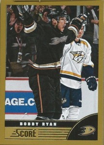 (HCW) 2013-14 Panini Score Gold #1 BOBBY RYAN Ducks NHL Hockey