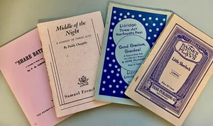 Vintage Sammlung Dreiaktspiele Lot Set 4 Bücher/Stücke 20er-50er Jahre - Bild 1 von 1