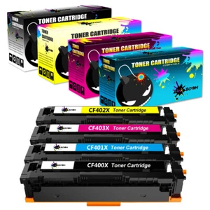 4 Tonerkartusche Ersatz für HP CF400X-3X 201X Color LaserJet M252n M252dw - Bild 1 von 1