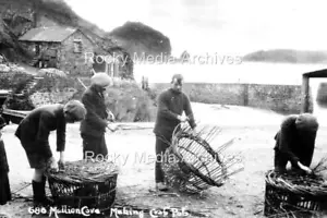 Rcp-83 Making Crab Pots, Mullion Cove, Cornwall. Photo - Picture 1 of 1