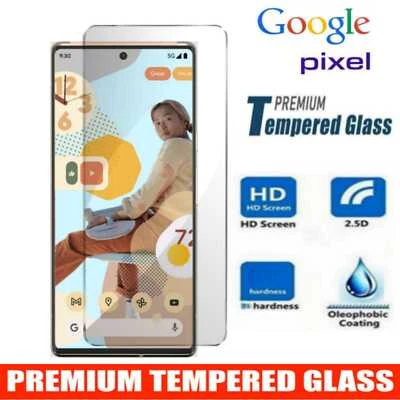 Clear Tempered Glass Screen Protector For Google Pixel 6 6A 7 7A 9 10 Pro XL - Image 1 of 4