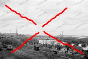 Negativ-Belgrad-Serbien-Artillerie-Regiment 60-Güterbahnhof-Industrie-2.WK-50 - Bild 1 von 1