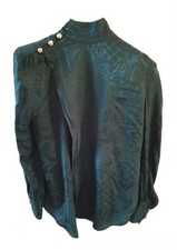 Balmain X H&M Women's Silk Blouse/Top/Shirt Size 36FR 8uk