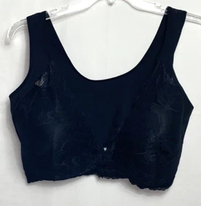 Sujetador de encaje "Lucy Breeze" sujetador suavizante trasero negro 105-E talla 34 DD - Imagen 1 de 5